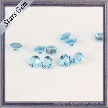 Top-Grade 95% klar Schweizer Blau Natural Topaz